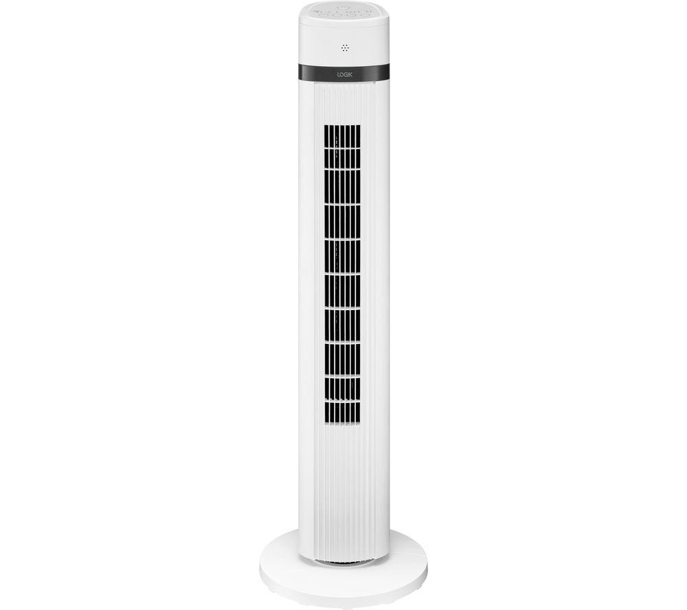 LOGIK L10TFW23 Tower Fan - White