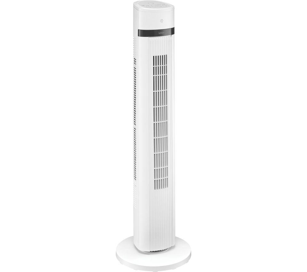 LOGIK L10TFW23 Tower Fan - White image number 3 of 5