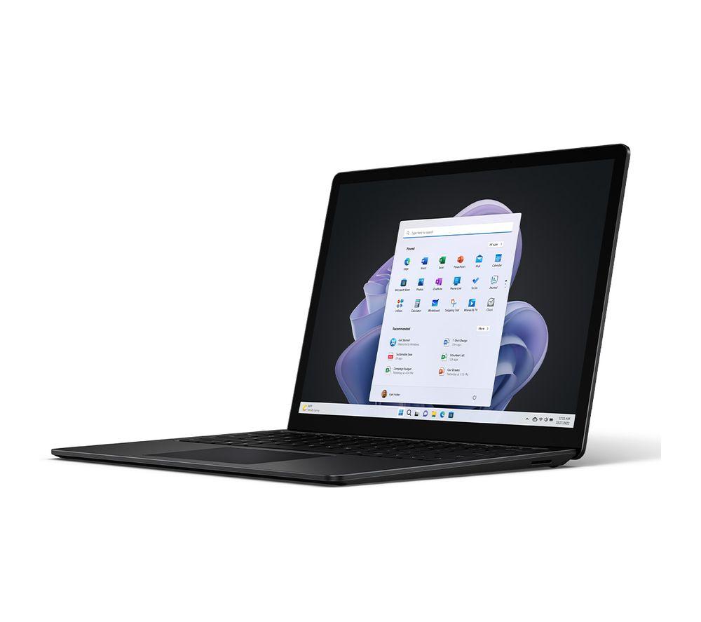 MICROSOFT 13.5 Surface Laptop 5 - IntelCore? i5, 512 GB SSD, Black, Black