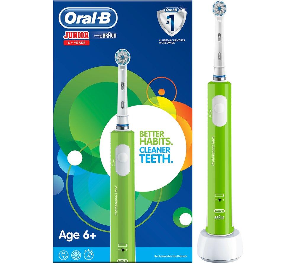 ORAL B Junior Electric Toothbrush Green