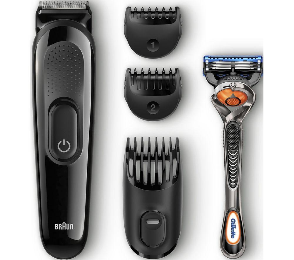 BRAUN SK3000 Wet & Dry Beard Trimmer Kit - Black