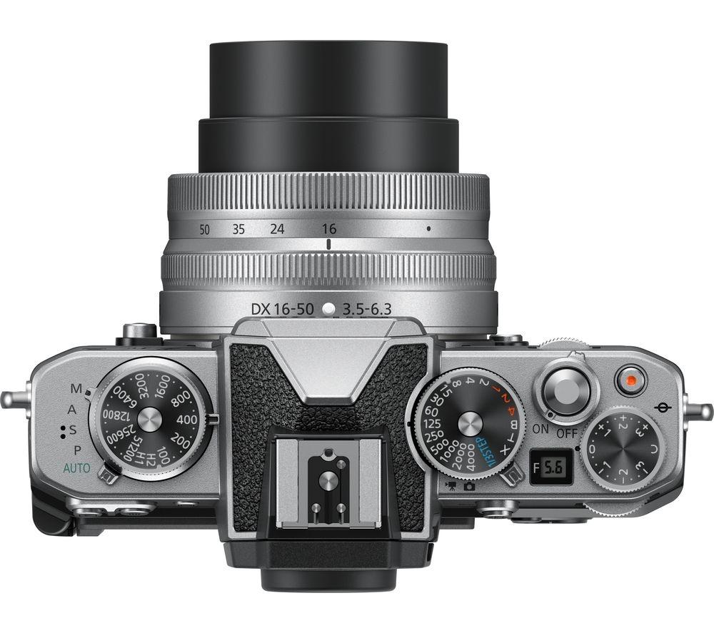 NIKON Z fc Mirrorless Camera with NIKKOR Z DX 16-50 mm f/3.5-6.3 VR Lens - Silver image number 3 of 4