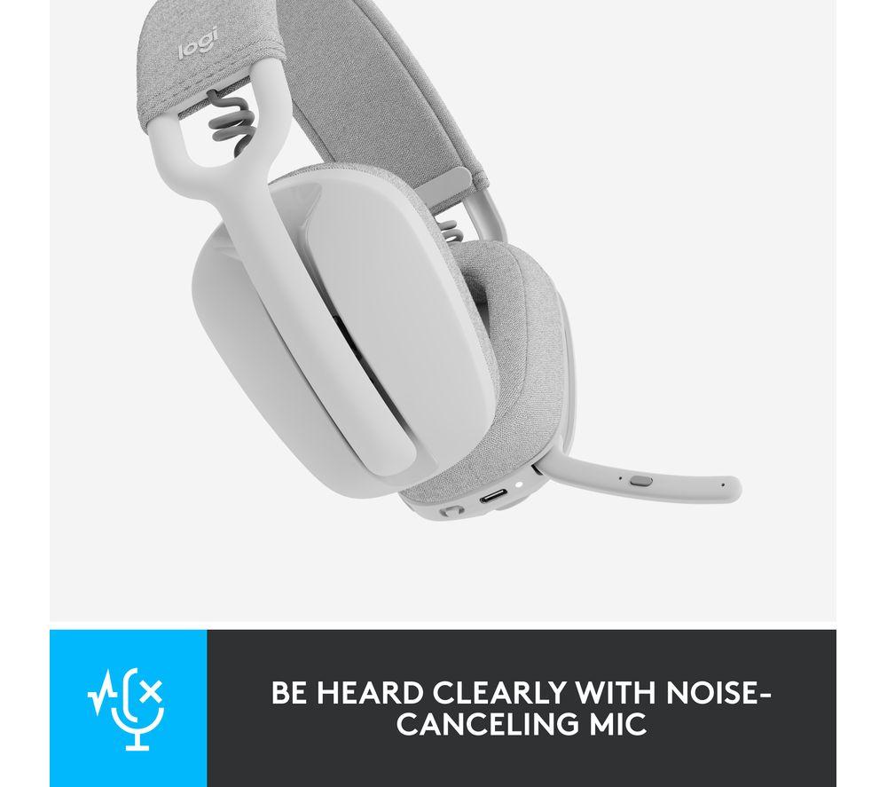 LOGITECH Zone Vibe 100 Wireless Headset - Off-White image number 3 of 10