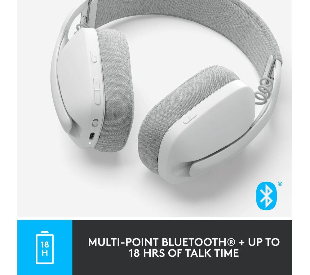 LOGITECH Zone Vibe 100 Wireless Headset - Off-White image number 6 of 10
