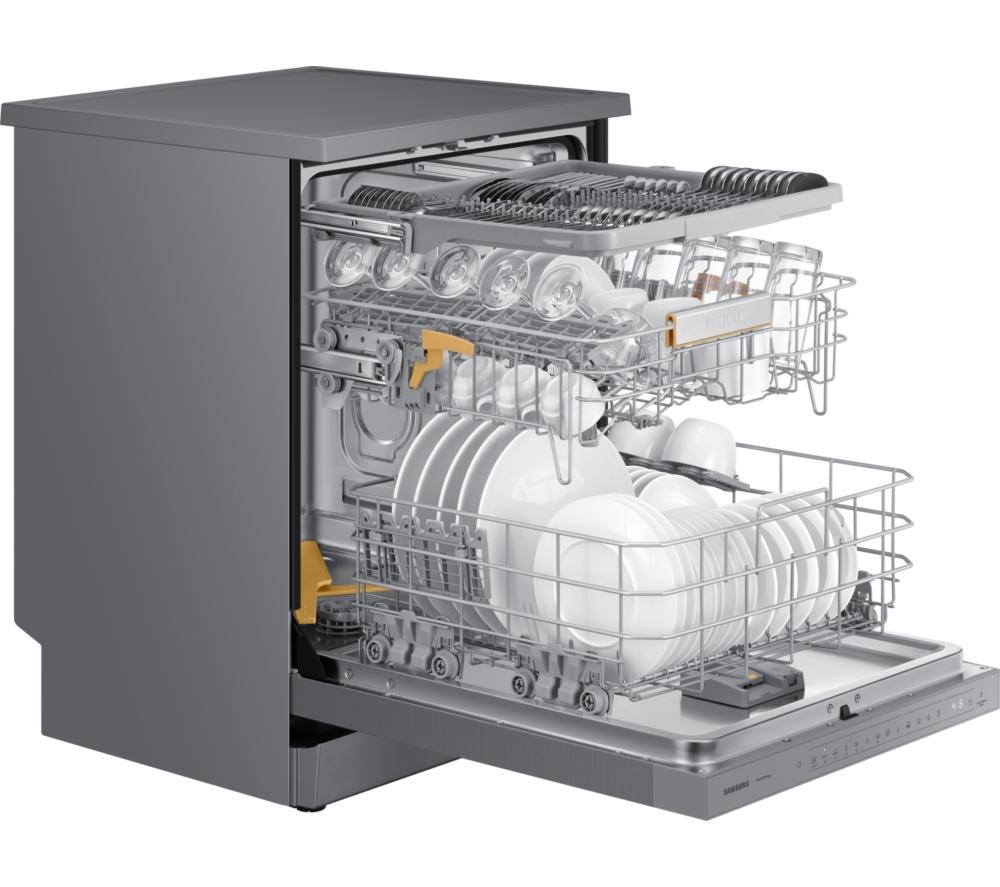 SAMSUNG Series 11 DW60BG750FSLEU Full-size WiFi-enabled Dishwasher - Silver image number 3 of 11