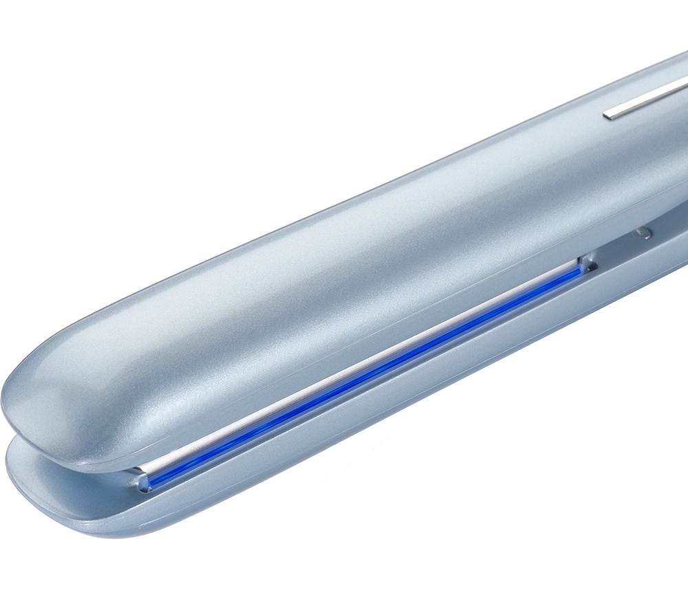 BABYLISS Hydro-Fusion Anti-Frizz Hair Straightener - Ice Teal Blue image number 7 of 15