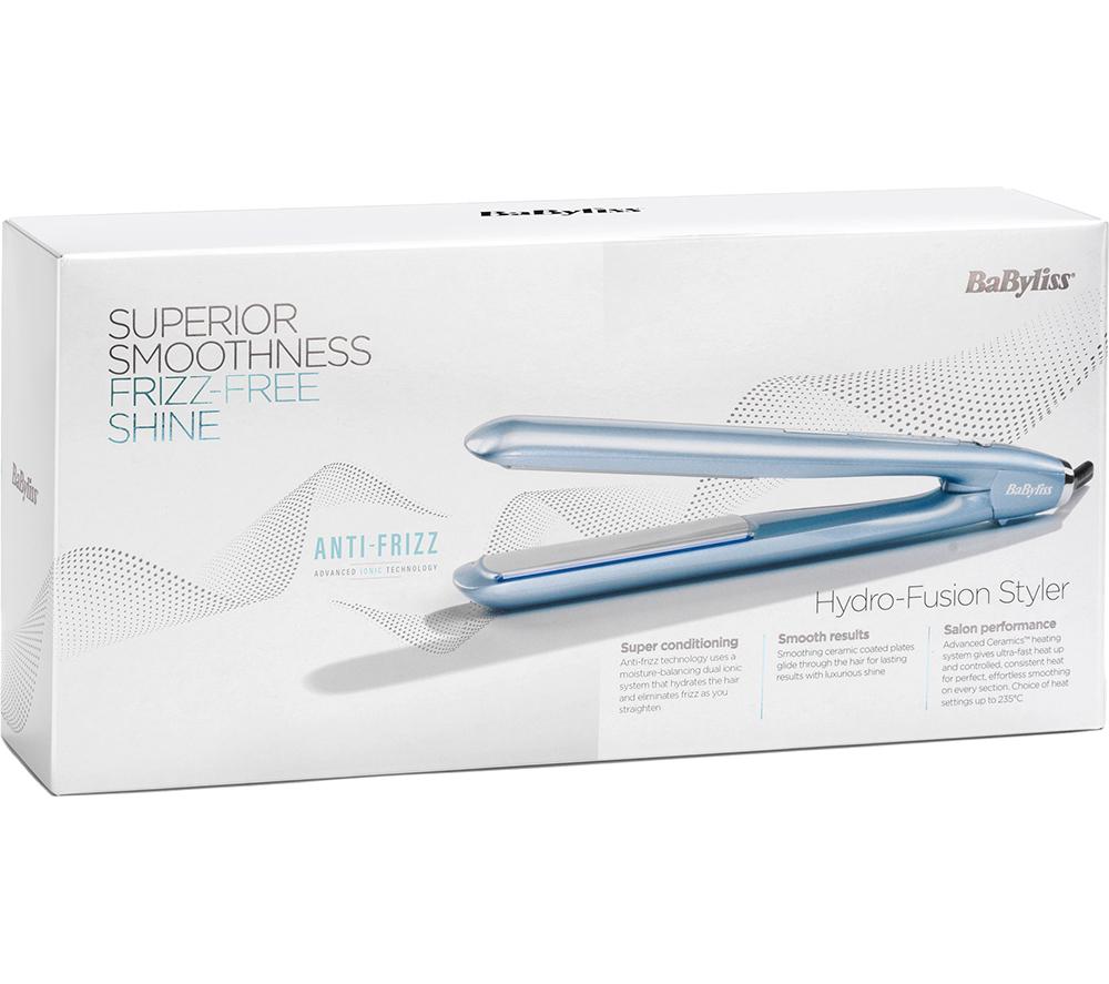 Buy BABYLISS Hydro-Fusion Anti-Frizz Hair Straightener Ice Teal