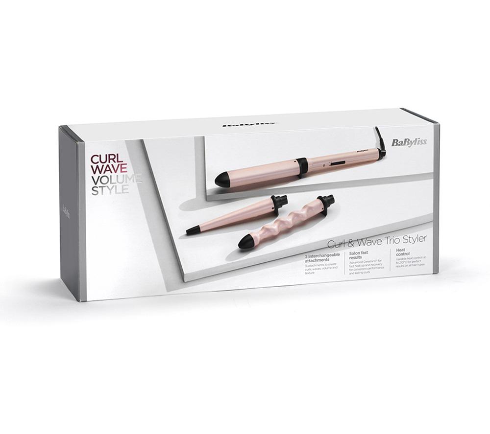 BABYLISS Curl & Wave Trio 2750U Hair Styler - Rose Blush image number 10 of 10