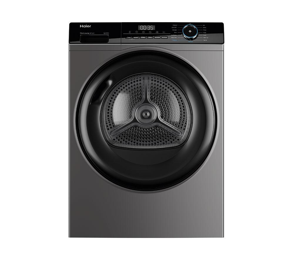 HAIER I Pro Series 3 HD100-A2939S 10 kg Heat Pump Tumble Dryer - Graphite, Black,Silver/Grey