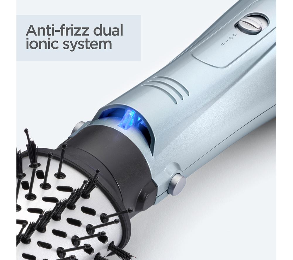 BABYLISS 2774U Hydro-Fusion Anti-Frizz 4-in-1 Hair Dryer Brush - Silver & Black image number 11 of 13