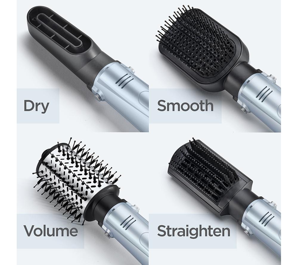 BABYLISS 2774U Hydro-Fusion Anti-Frizz 4-in-1 Hair Dryer Brush - Silver & Black image number 13 of 13