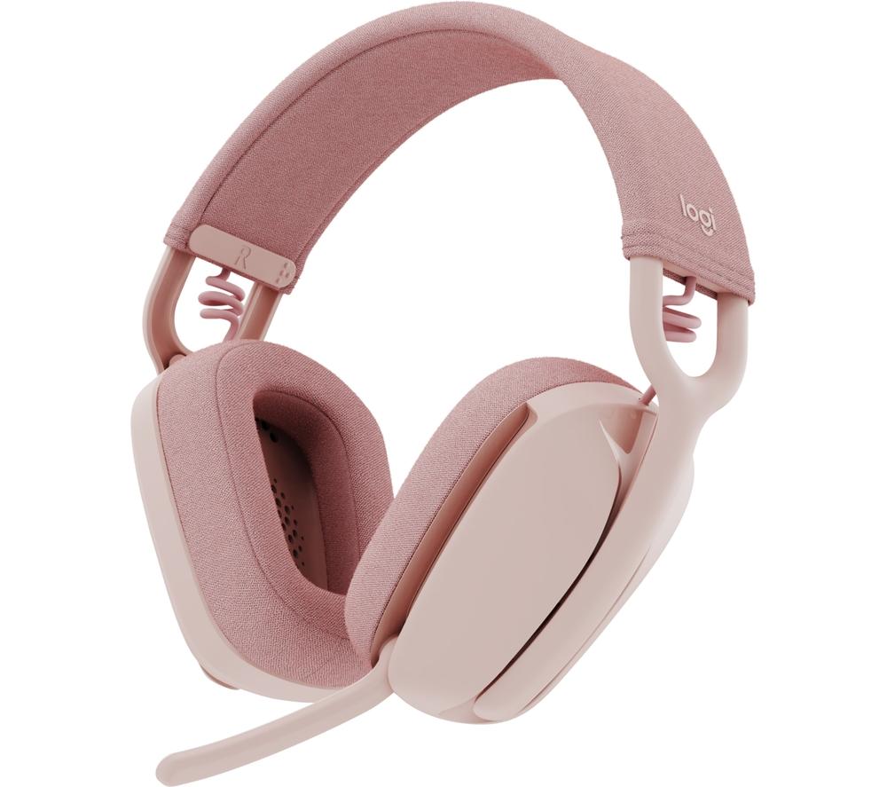 LOGITECH Zone Vibe 100 Wireless Headset - Rose, Pink