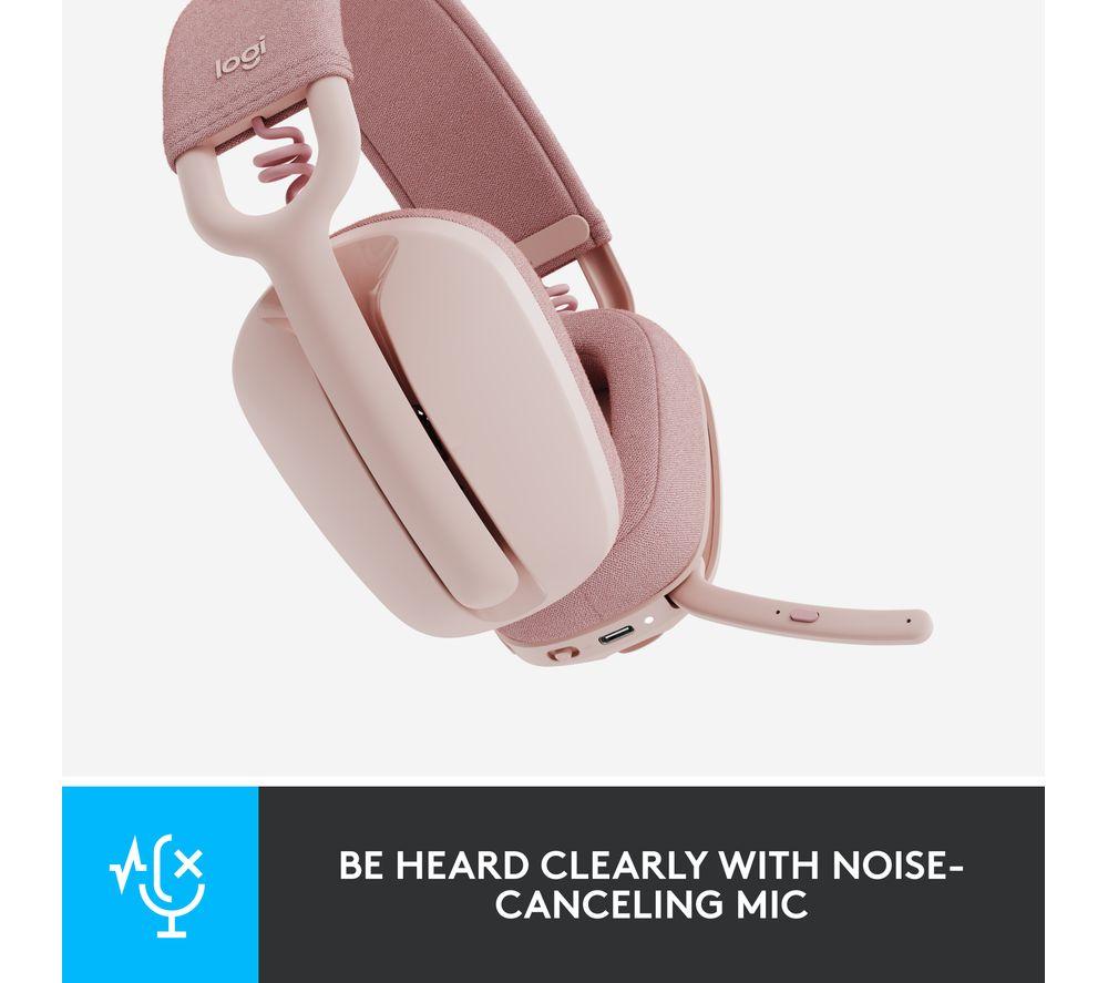 LOGITECH Zone Vibe 100 Wireless Headset - Rose image number 3 of 10