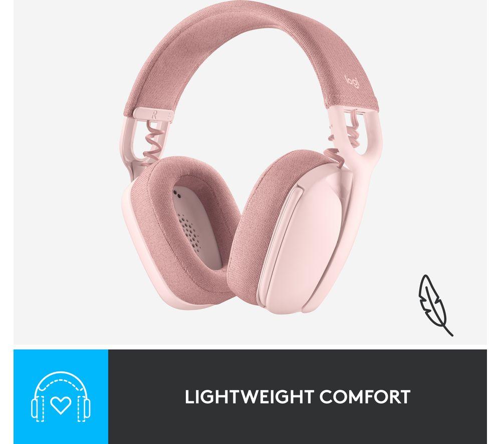 LOGITECH Zone Vibe 100 Wireless Headset - Rose image number 8 of 10