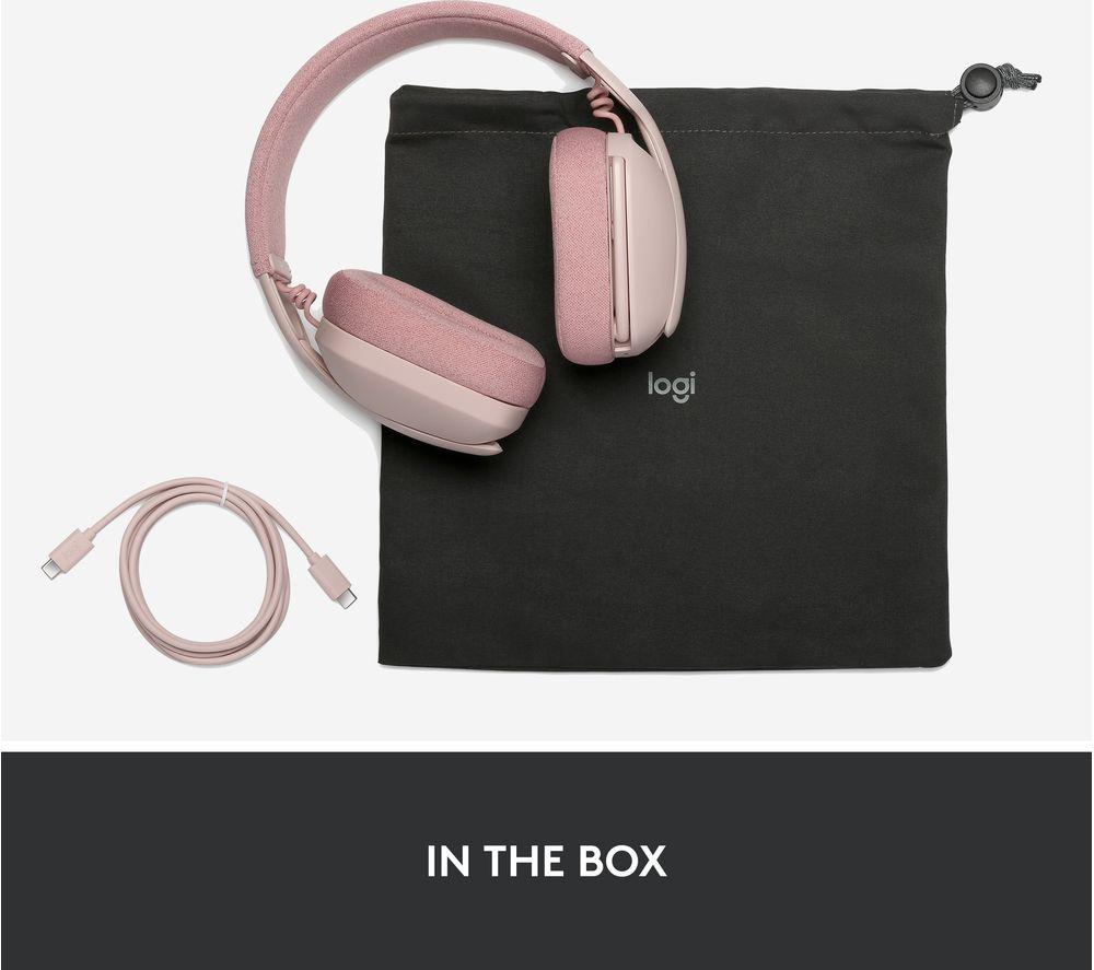 LOGITECH Zone Vibe 100 Wireless Headset - Rose image number 10 of 10