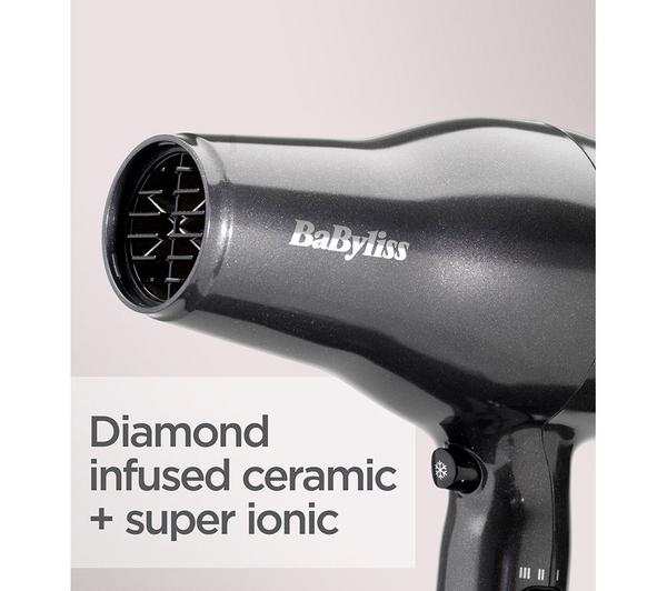 Buy BABYLISS Platinum Diamond 2300 Hair Dryer - Grey | Currys