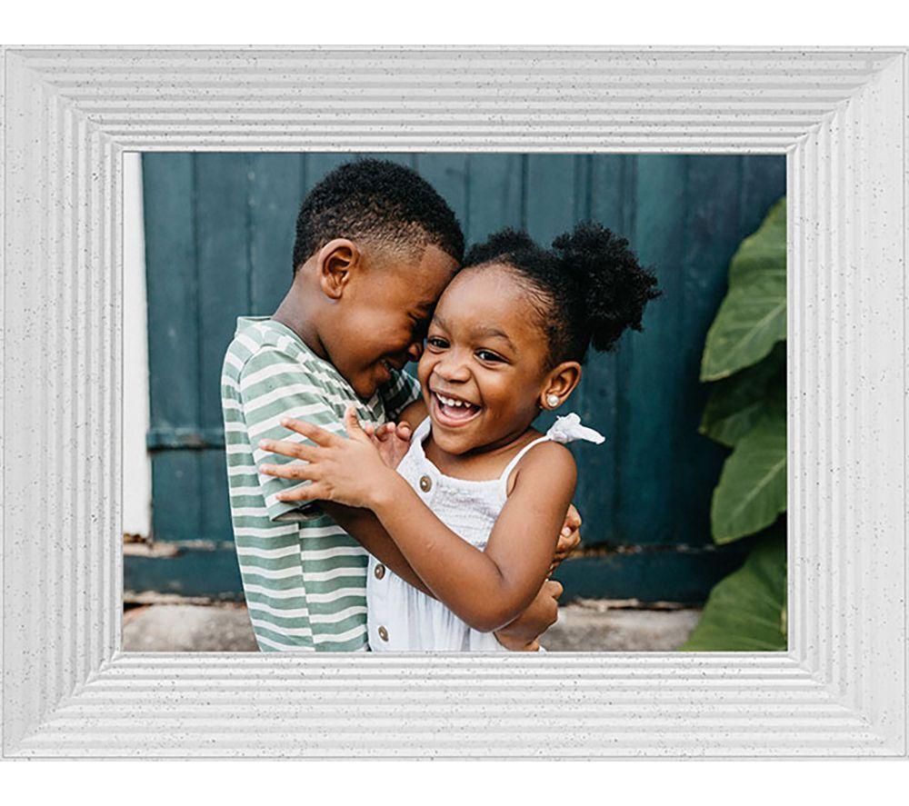 Buy AURA Mason 9" WiFi Digital Photo Frame White Quartz Currys
