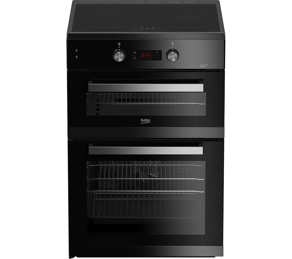 BEKO BDI6C65K 60 cm Electric Cooker - Black & Silver, Black