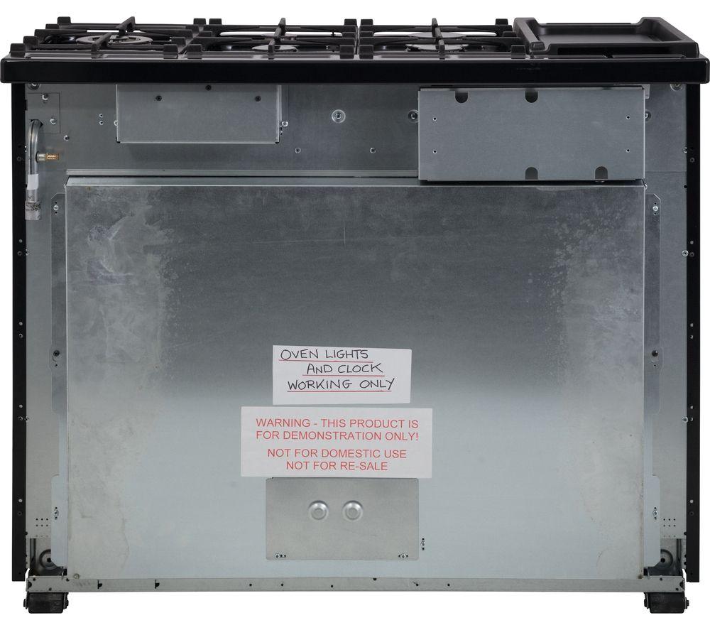 RANGEMASTER Nexus SE 110 Dual Fuel Range Cooker - Stainless Steel & Chrome image number 3 of 6