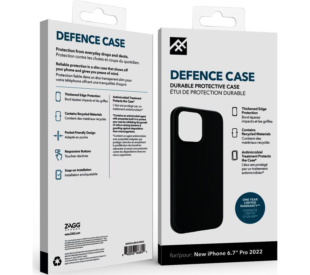 DEFENCE iPhone 14 Pro Max Case - Black image number 3 of 4