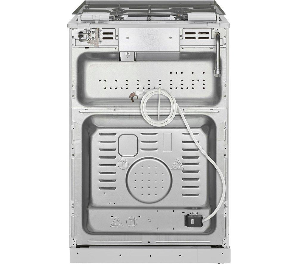 MONTPELLIER MDOG60LW 60 cm Gas Cooker - White & Silver image number 4 of 5