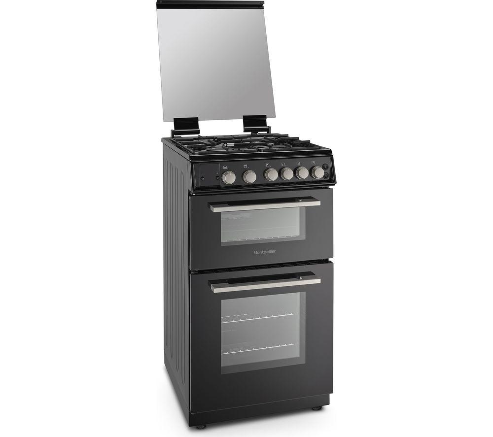 MONTPELLIER MDOG50LK 50 cm Gas Cooker - Black & Silver image number 3 of 5