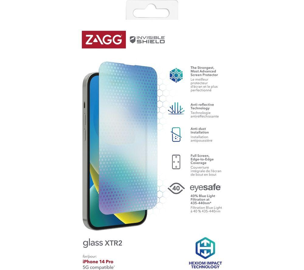 ZAGG Invisible Shield Glass XTR2 iPhone 14 Pro Screen Protector - Clear image number 5 of 7