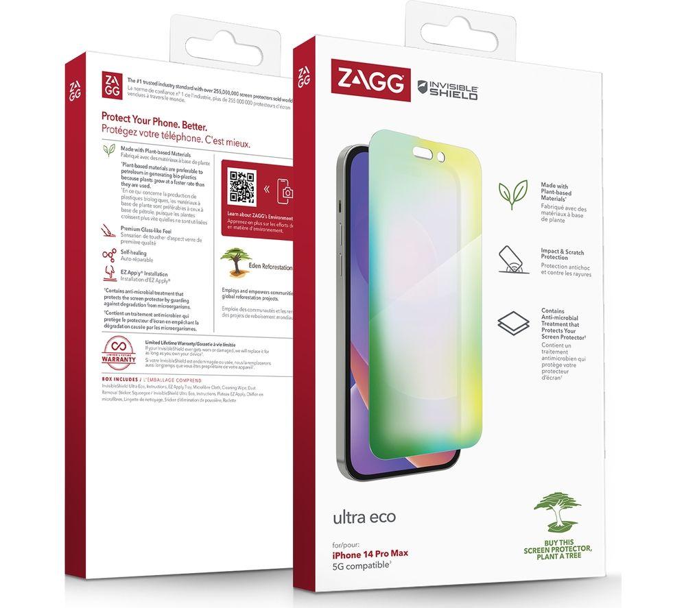 ZAGG Invisible Shield Ultra Eco iPhone 14 Pro Max Screen Protector - Clear image number 6 of 8