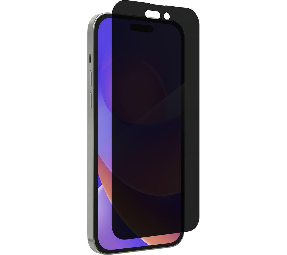 ZAGG Invisible Shield Glass Elite Privacy iPhone 14 Pro Max Screen Protector - Clear image number 2 of 5