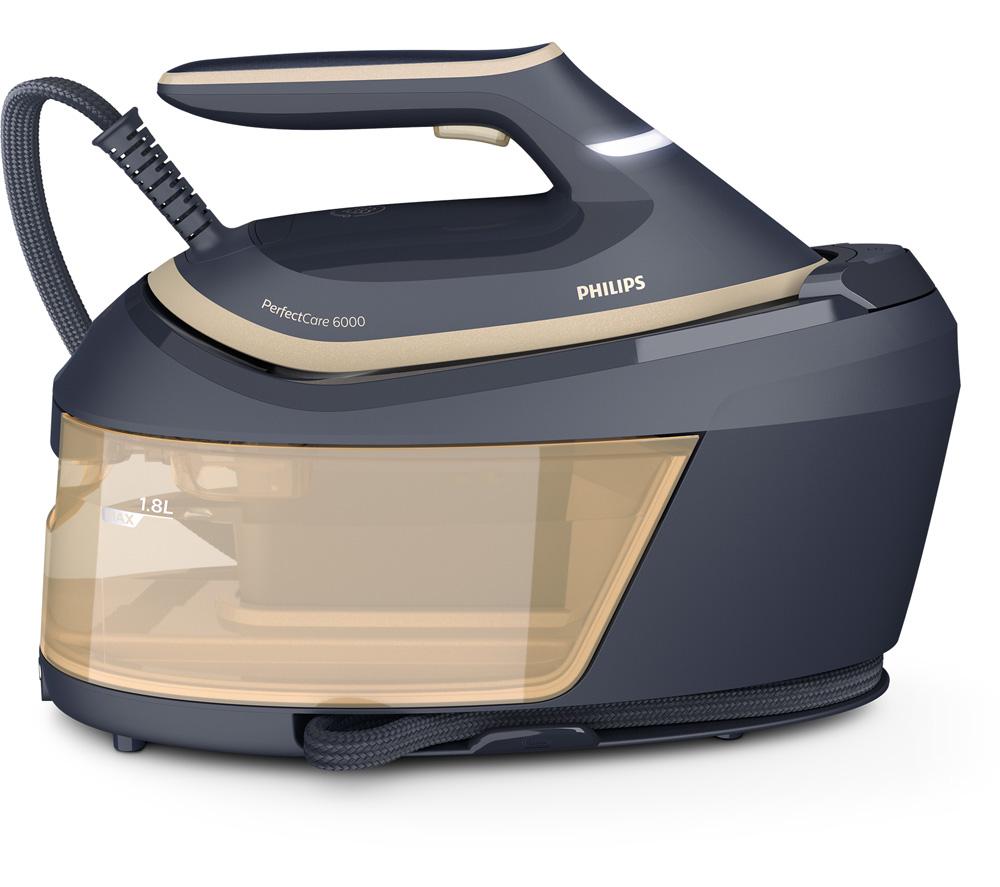 PHILIPS PerfectCare 6000 Series PSG6064/86 Steam Generator Iron - Black & Rose Gold