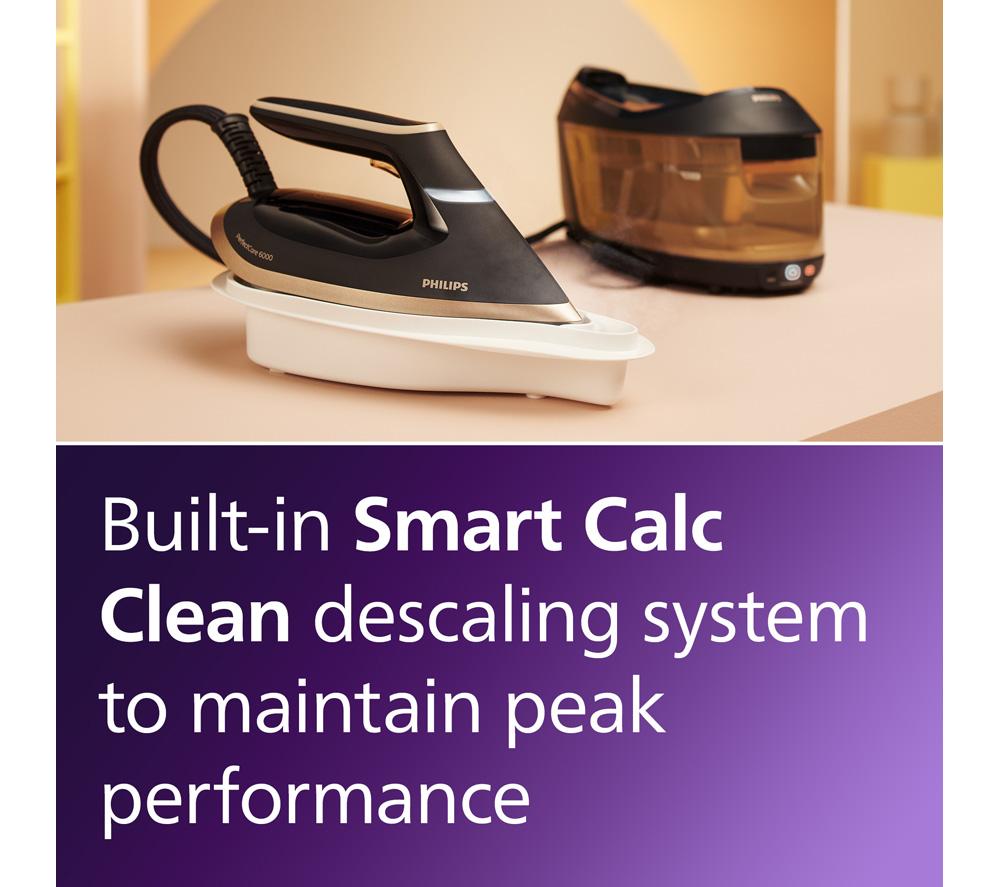 PHILIPS Philips 6000 Series PSG6064/86 Steam Generator Iron - Black & Rose Gold image number 8 of 11