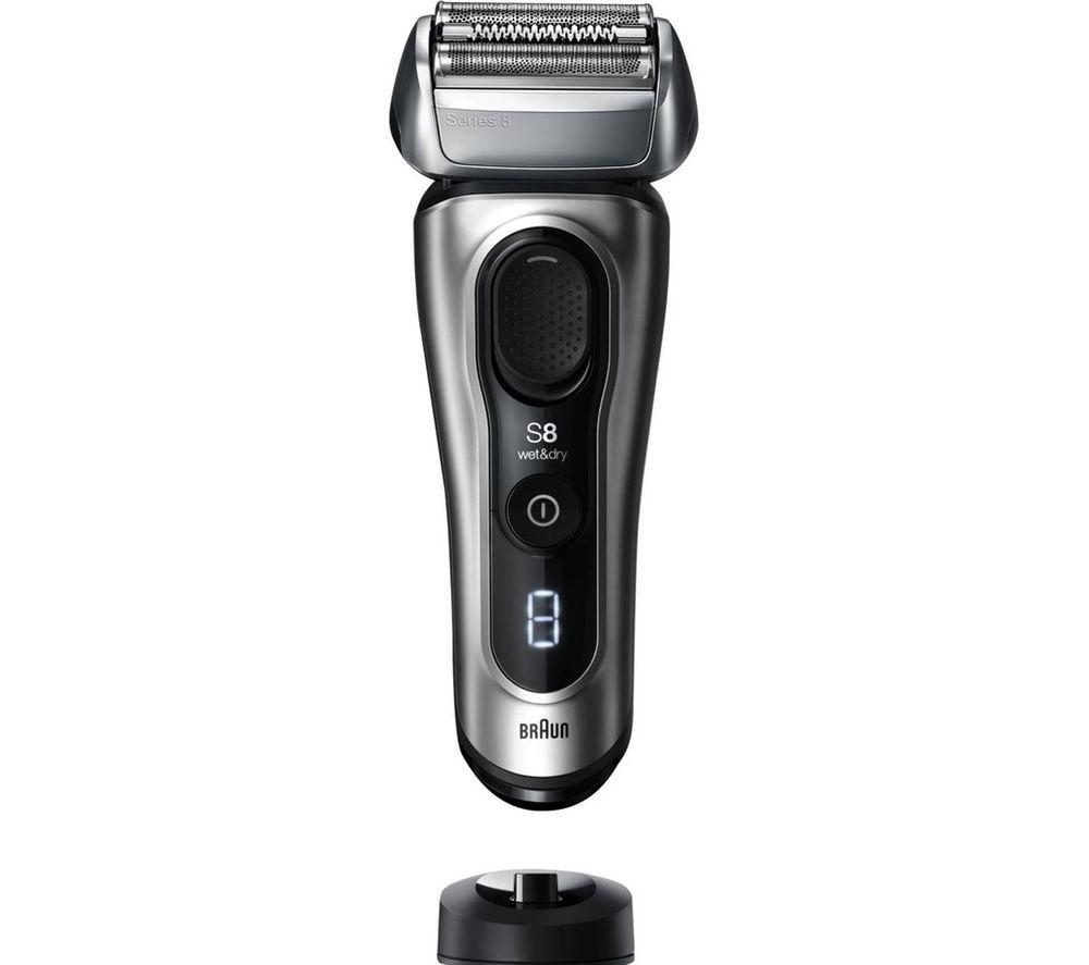 Buy BRAUN Series 8 Solo 8417S Wet & Dry Foil Shaver Silver Currys