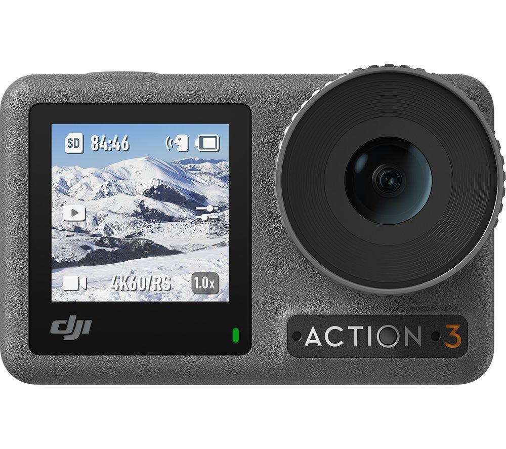 DJI Osmo Action 3 Standard Combo 4K Ultra HD Action Camera - Black, Black