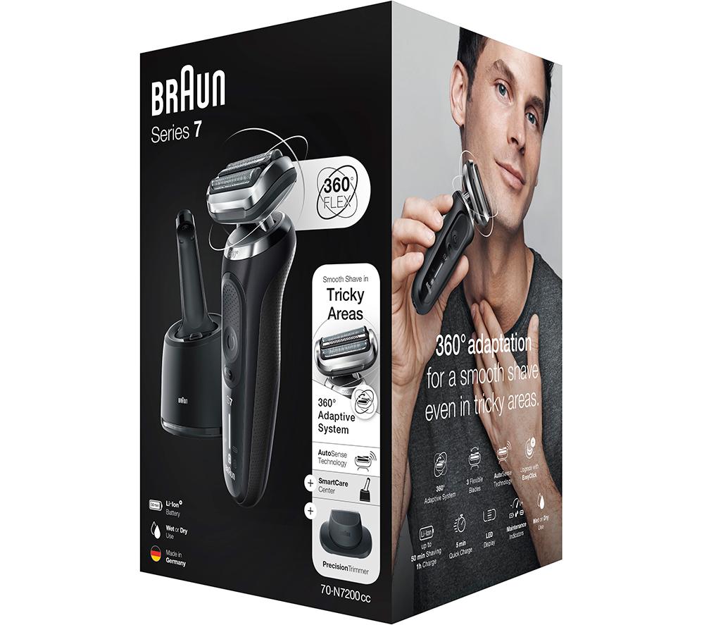  Braun Electric Shaver for Men, Series 7 7185cc, Wet & Dry  Shave, Turbo & Gentle Shaving Modes, Waterproof Foil Shaver, Space Grey :  Beauty & Personal Care