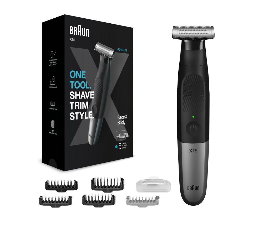 BRAUN Series X XT5100 Wet & Dry All-in-One Trimmer - Black image number 9 of 9