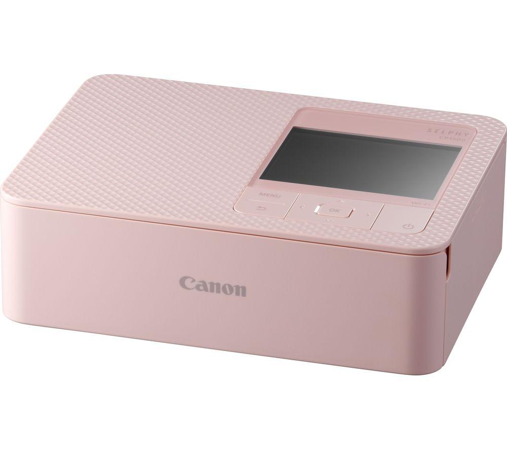 CANON SELPHY CP1500 Wireless Photo Printer - Pink image number 5 of 5
