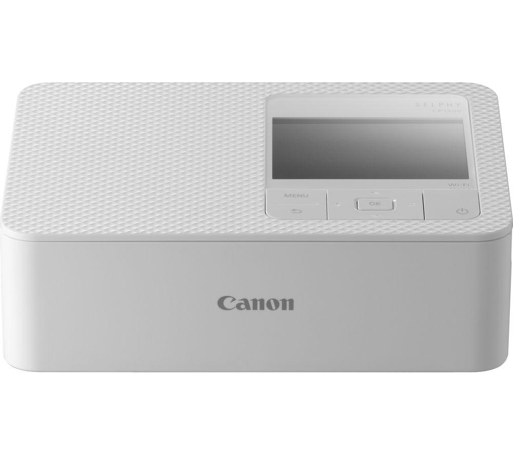 CANON SELPHY CP1500 Wireless Photo Printer - White, White