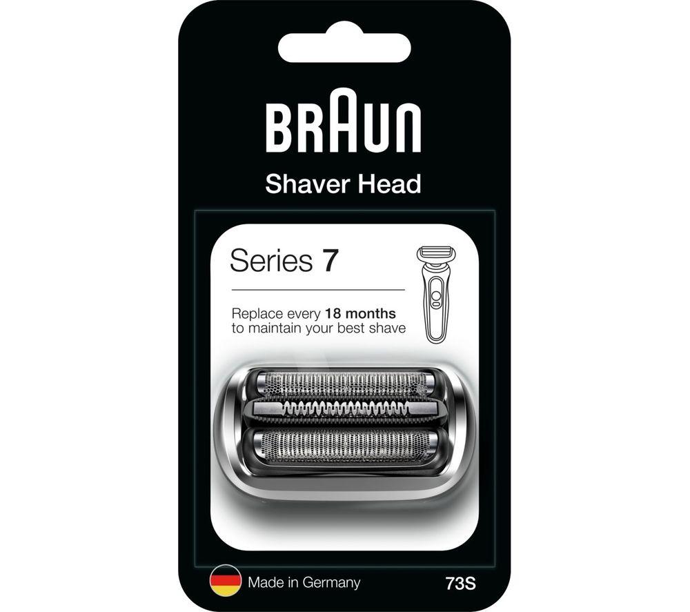 BRAUN Series 7 73S Electric Shaver Head Replacement - Silver