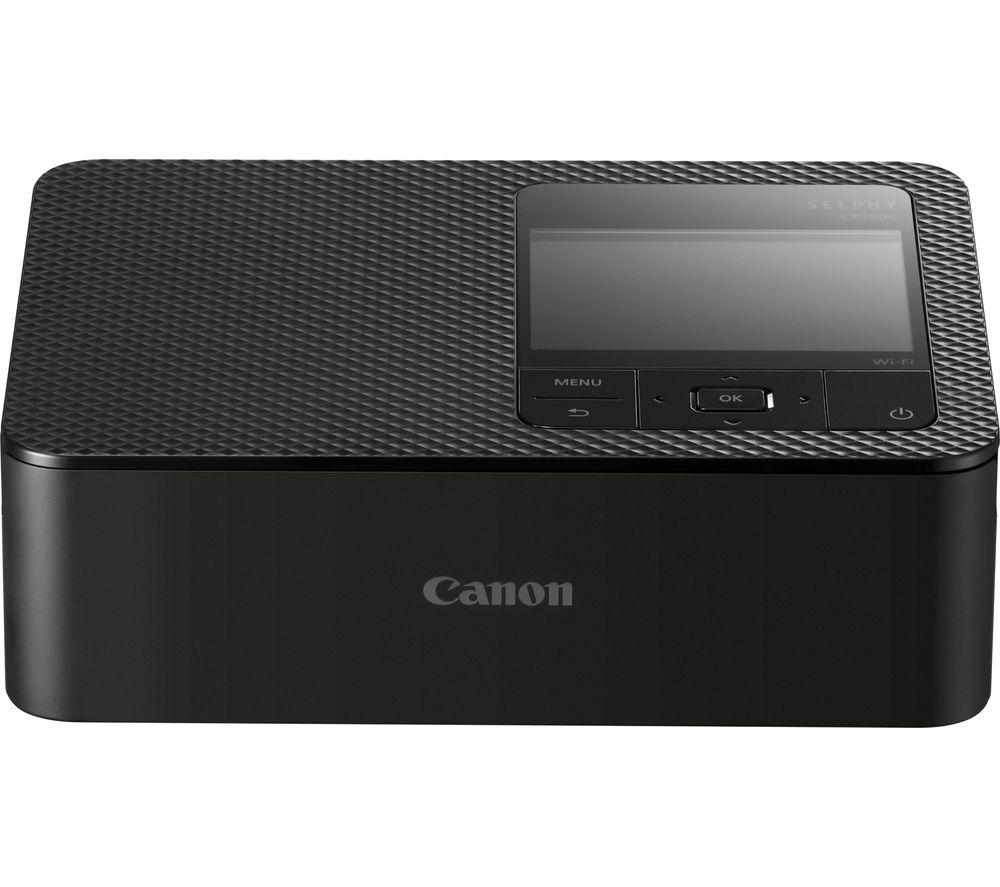 CANON SELPHY CP1500 Wireless Photo Printer - Black, Black