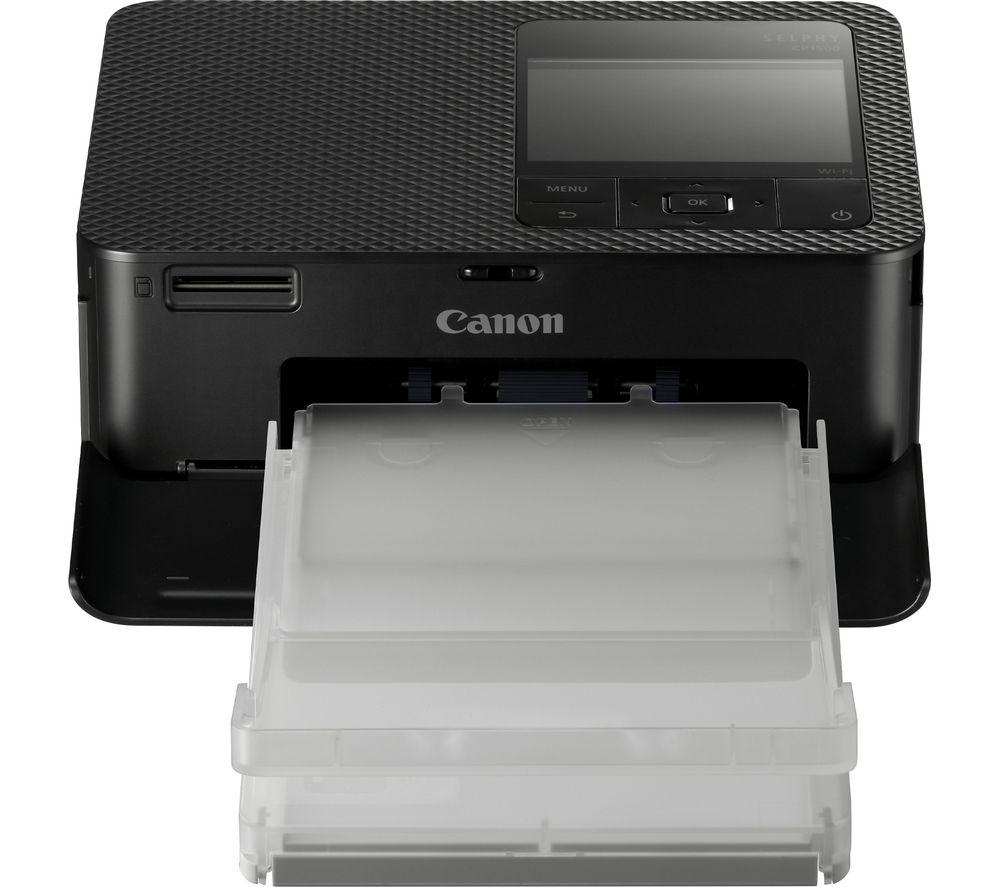 CANON SELPHY CP1500 Wireless Photo Printer - Black image number 3 of 5