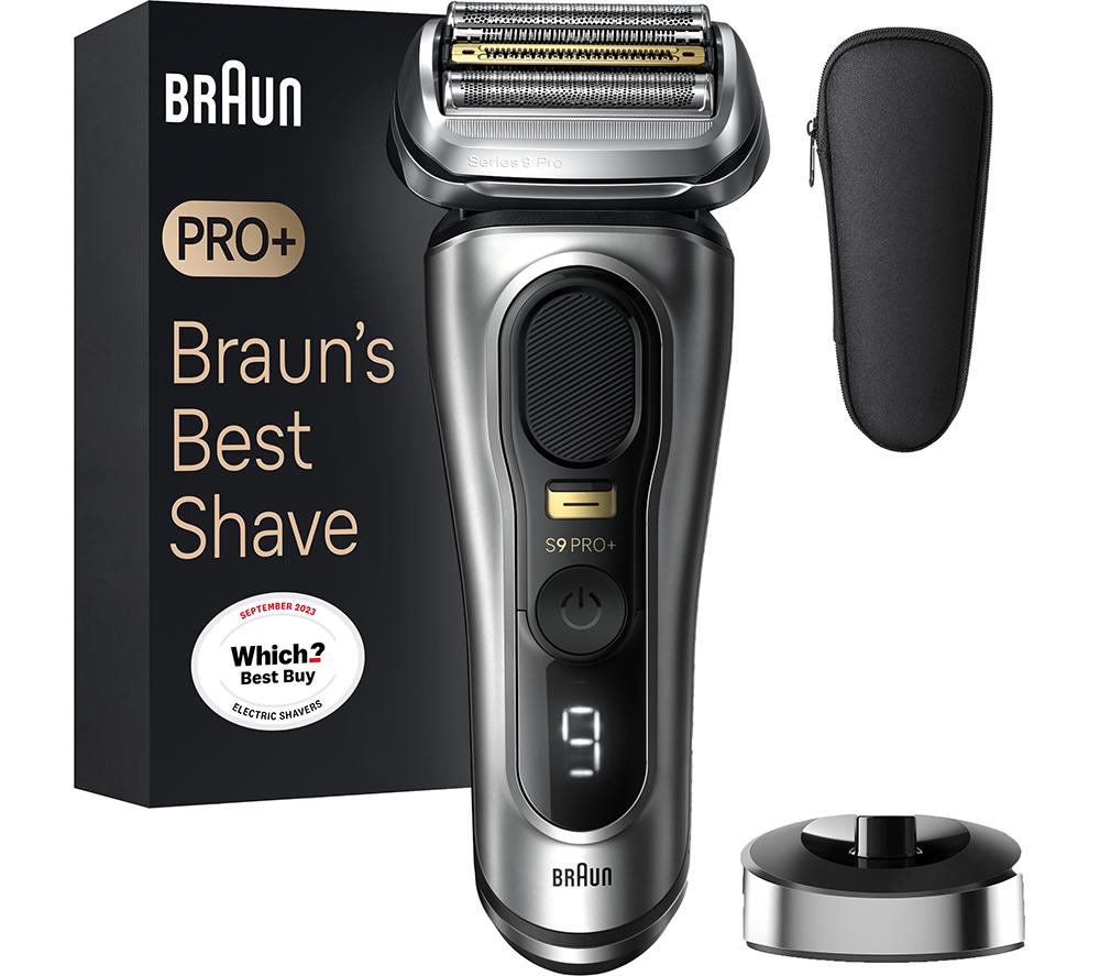 BRAUN Series 9 Pro 9417S Wet & Dry Foil Shaver - Silver, Silver/Grey