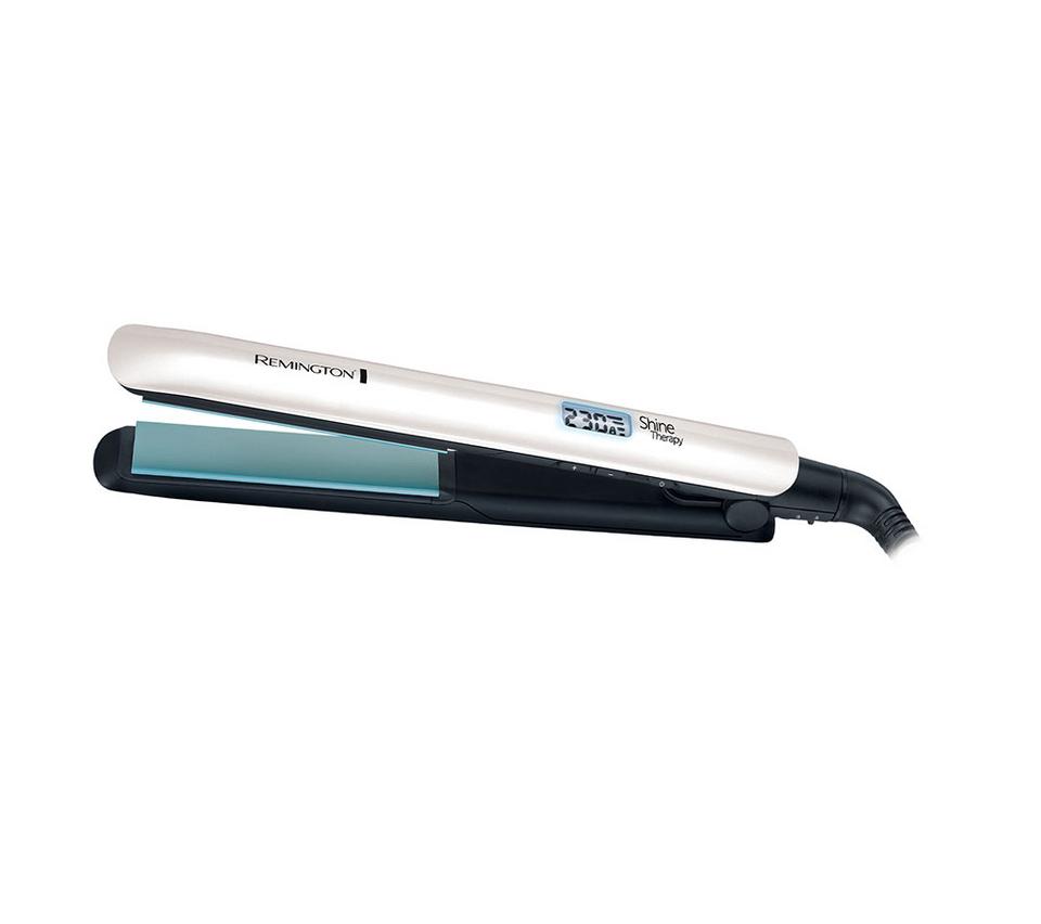 REMINGTON Shine Therapy S8500 Hair Straightener - White & Teal