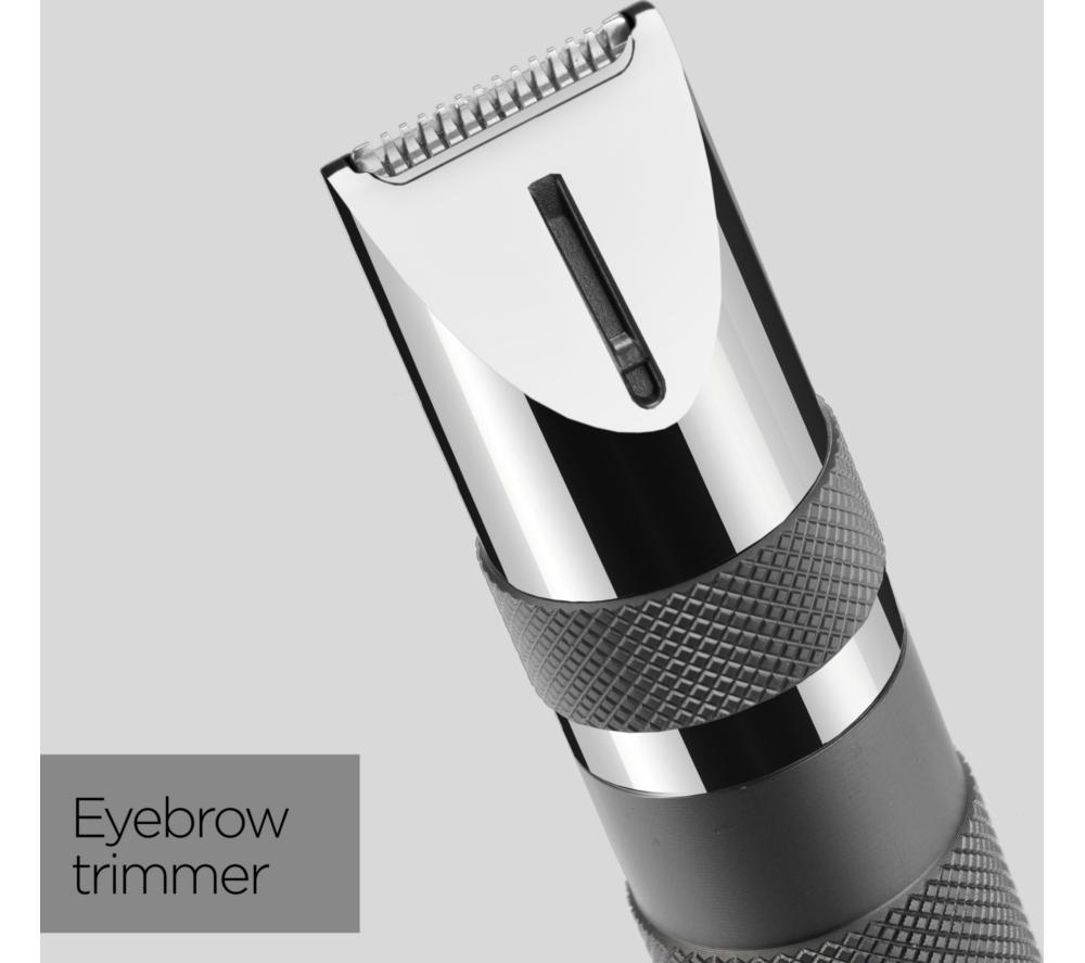 BABYLISS Super-X Metal Series Nose, Ear & Eyebrow Trimmer - Black & Silver image number 3 of 9