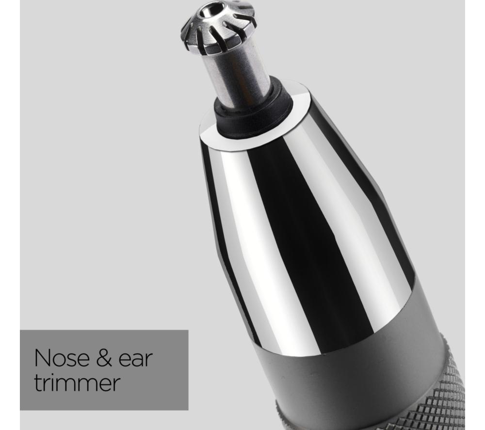 BABYLISS Super-X Metal Series Nose, Ear & Eyebrow Trimmer - Black & Silver image number 7 of 9