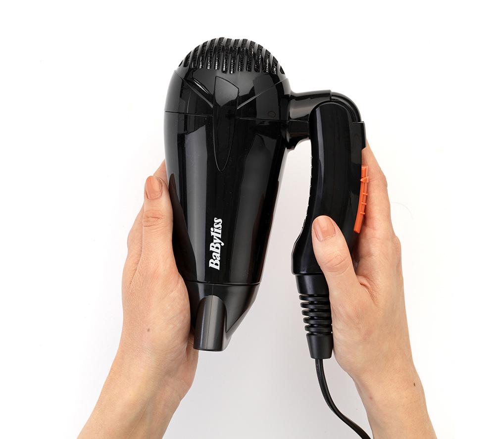 BABYLISS Travel Dry 5344BU 2000 Hair Dryer - Black image number 4 of 6