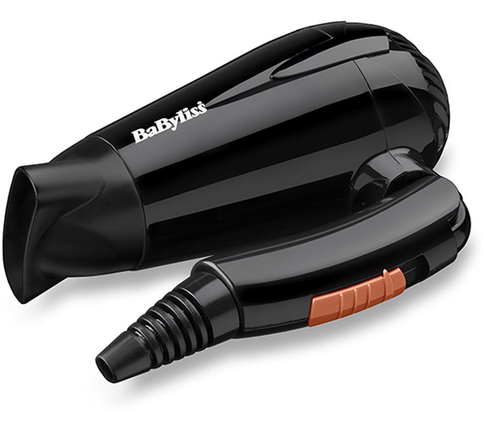 BABYLISS Travel Dry 5344BU 2000 Hair Dryer - Black image number 5 of 6