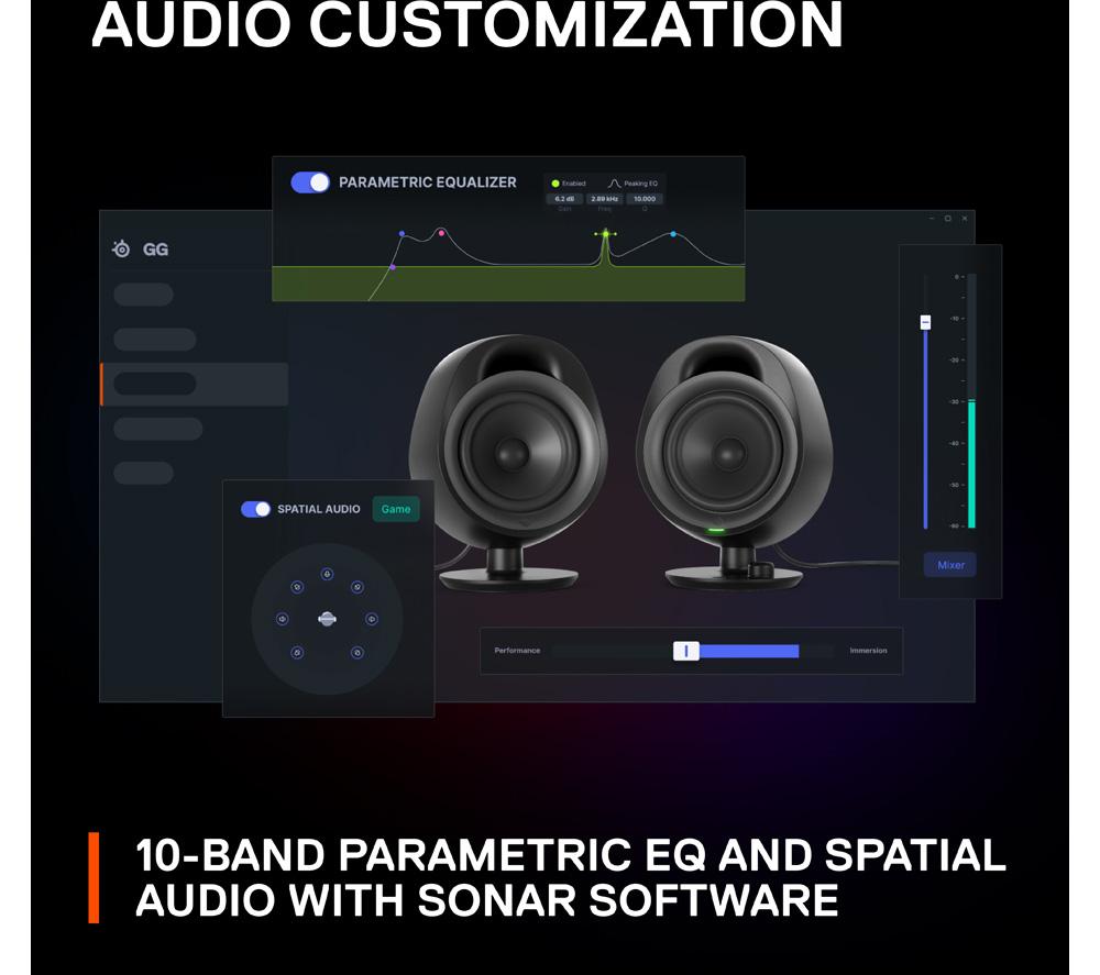 STEELSERIES Arena 3 2.0 PC Speakers image number 11 of 12