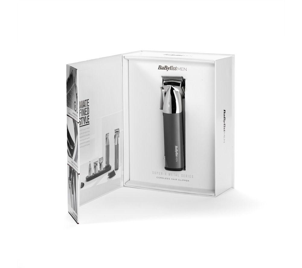 BABYLISS Super-X Metal Series Hair Clipper - Black & Silver image number 9 of 10