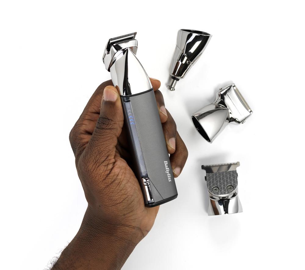 Wet 15-in-1 - Kit Metal Grey Multi-Trimmer Chrome Series & Buy | Currys BABYLISS & Super-X Dry