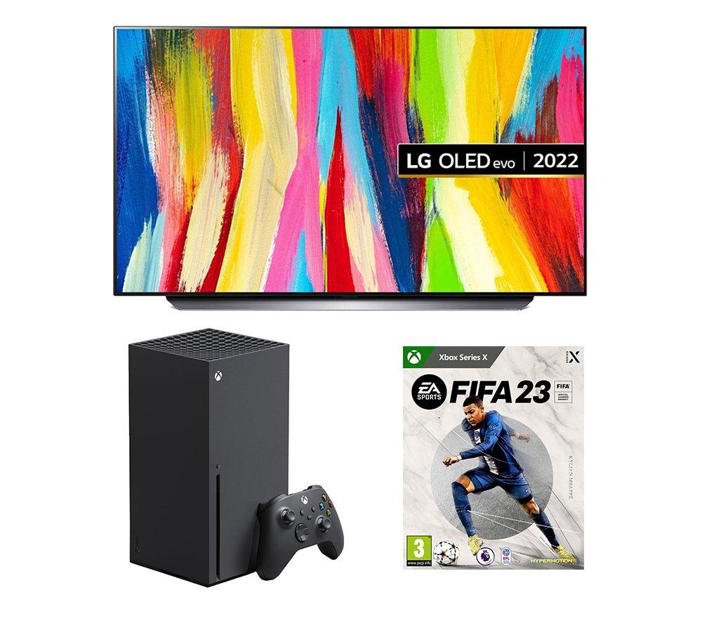 Buy LG C2 48" 4K HDR OLED TV, Xbox Series X & FIFA 23 Bundle Currys